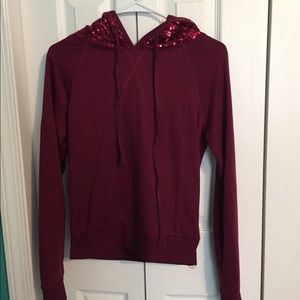 Sequin hoodie